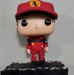 Charles Lecrec con logos - maceta Funko Pop