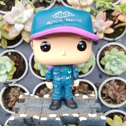 Aston Martin con logos - maceta Funko Pop